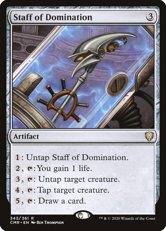 Staff of Domination [Commander Legends] | Card Merchant Takapuna