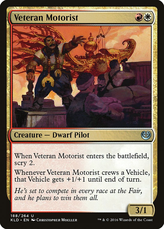 Veteran Motorist [Kaladesh] | Card Merchant Takapuna