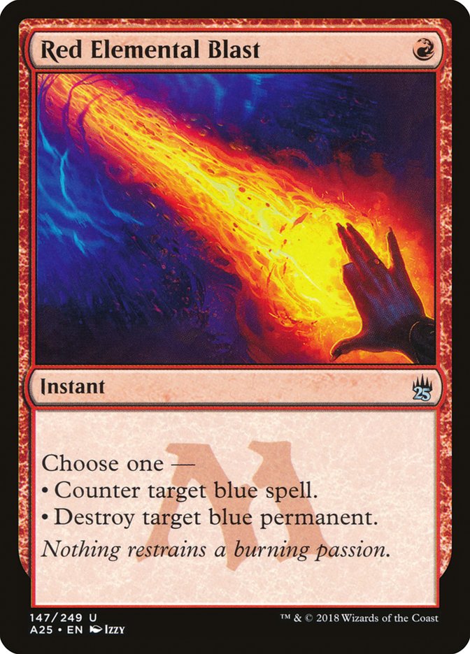 Red Elemental Blast [Masters 25] | Card Merchant Takapuna