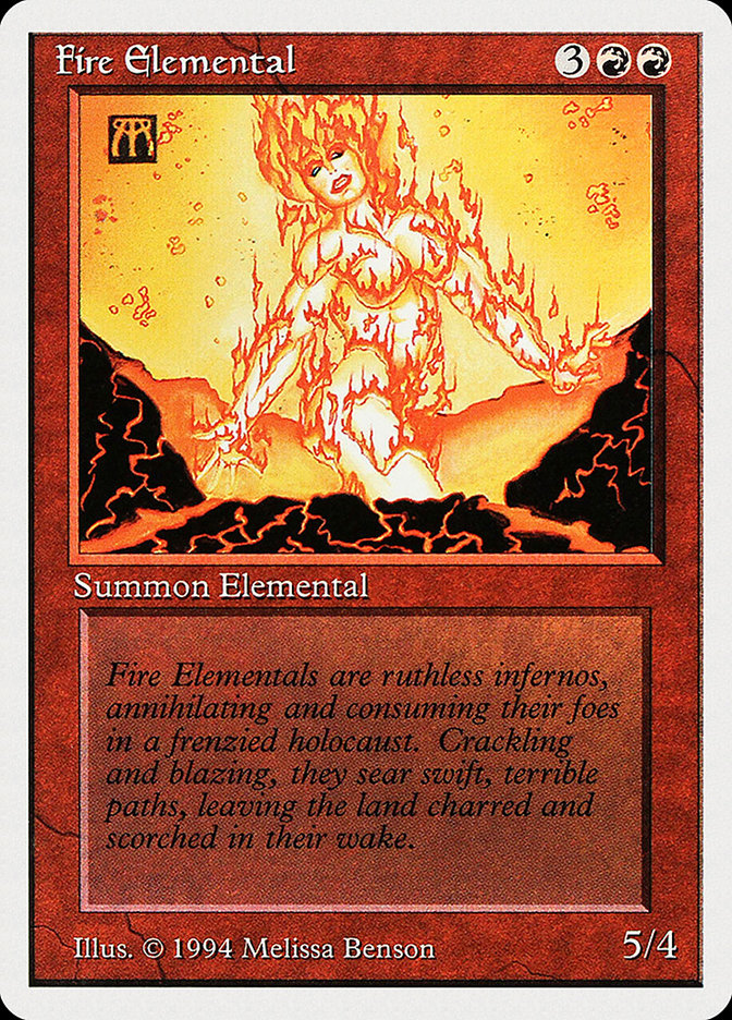 Fire Elemental [Summer Magic / Edgar] | Card Merchant Takapuna