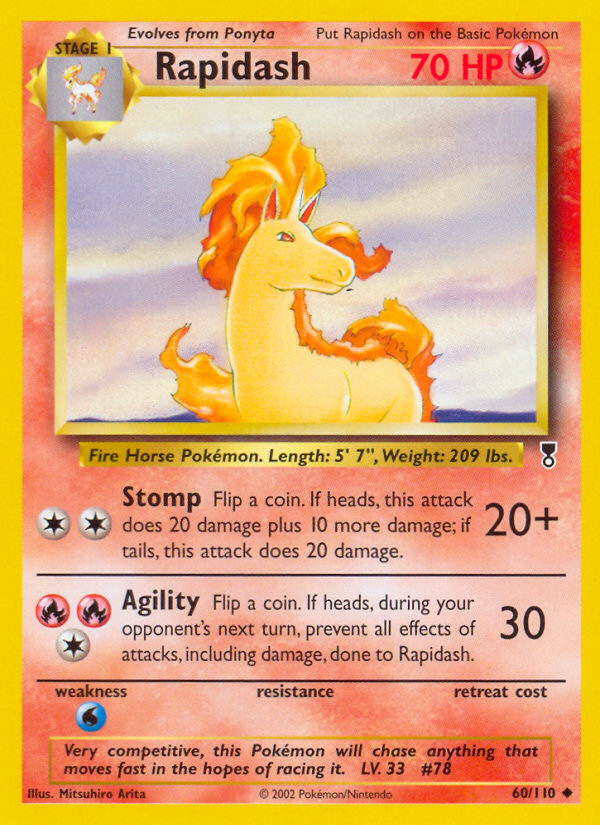 Rapidash (60/110) [Legendary Collection] | Card Merchant Takapuna