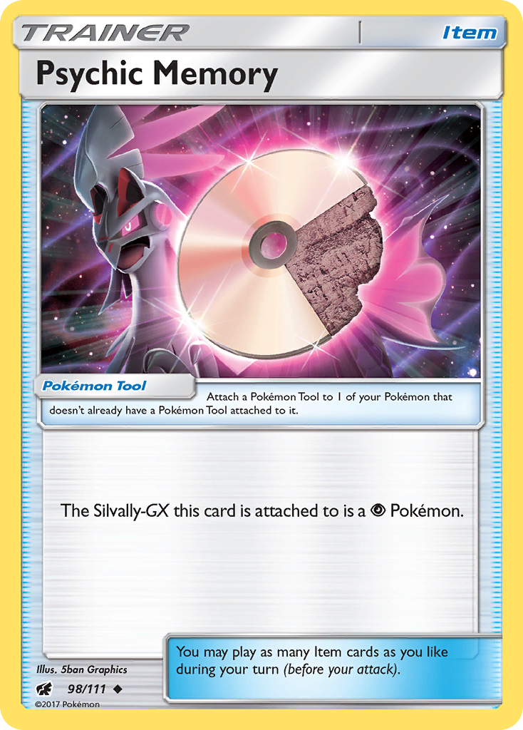 Psychic Memory (98/111) [Sun & Moon: Crimson Invasion] | Card Merchant Takapuna