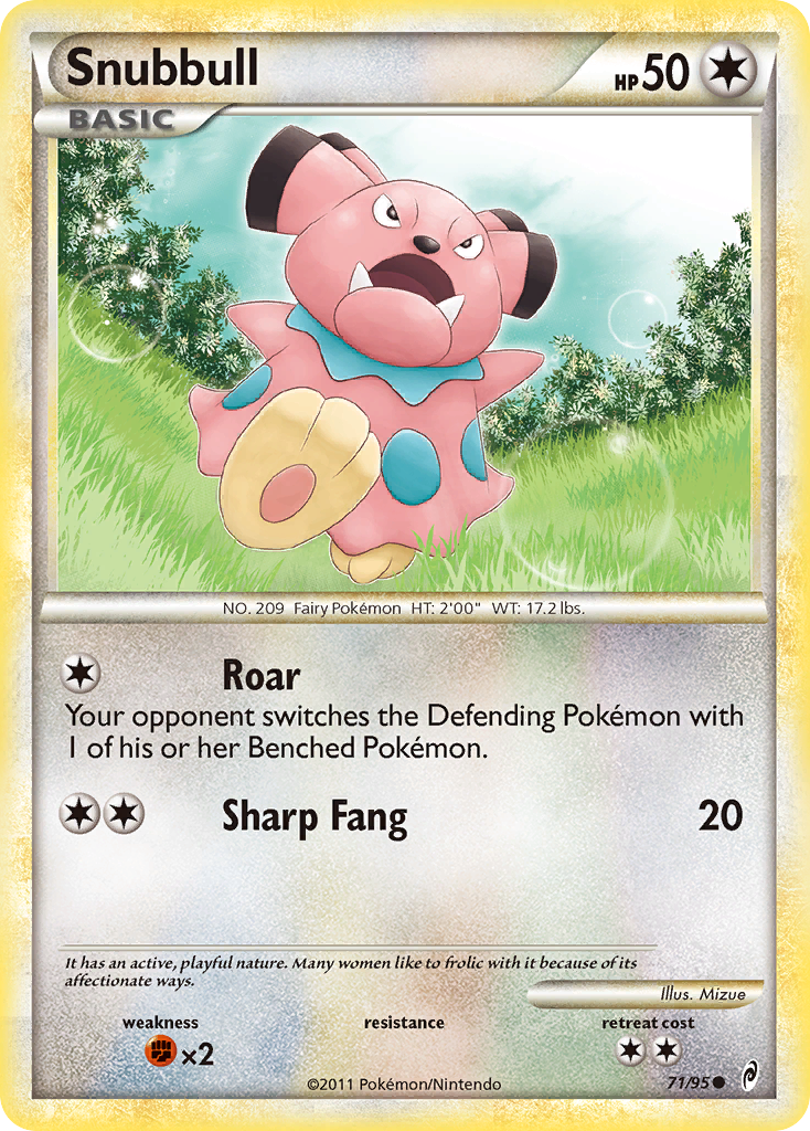 Snubbull (71/95) [HeartGold & SoulSilver: Call of Legends] | Card Merchant Takapuna