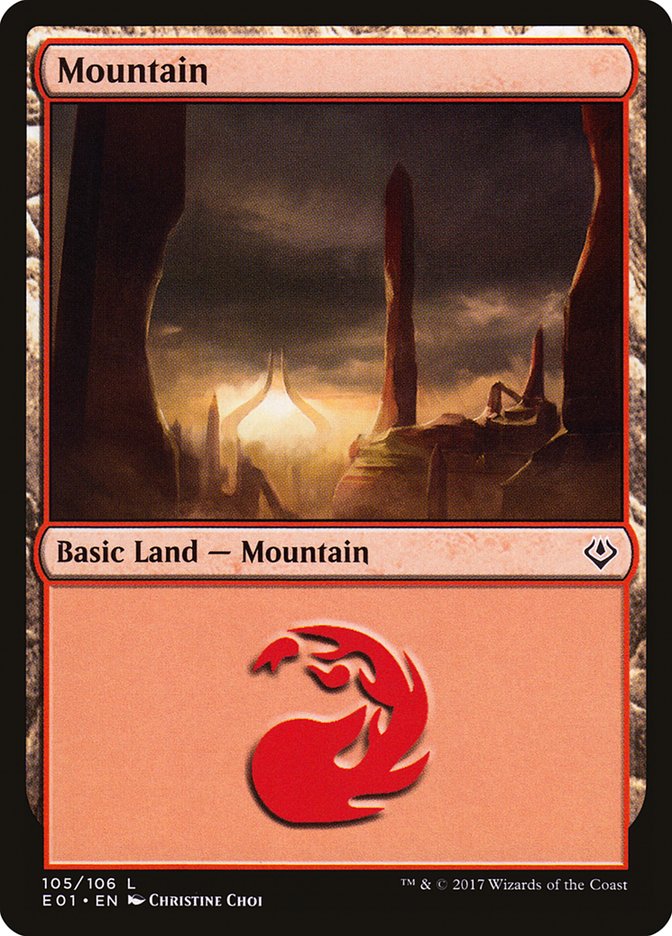 Mountain (105) [Archenemy: Nicol Bolas] | Card Merchant Takapuna