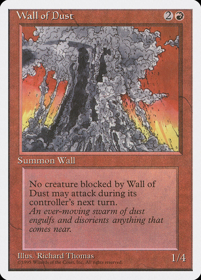 Wall of Dust [Fourth Edition] | Card Merchant Takapuna