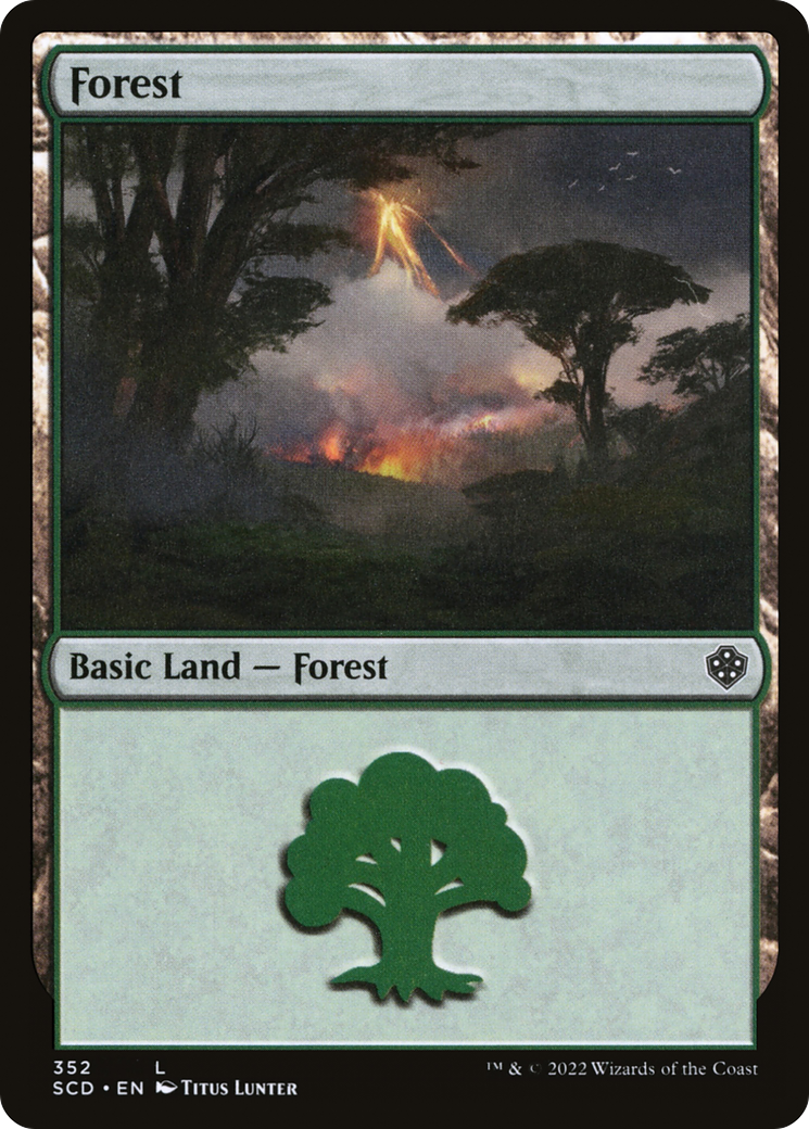 Forest (352) [Starter Commander Decks] | Card Merchant Takapuna