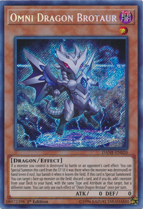 Omni Dragon Brotaur [DANE-EN020] Secret Rare | Card Merchant Takapuna