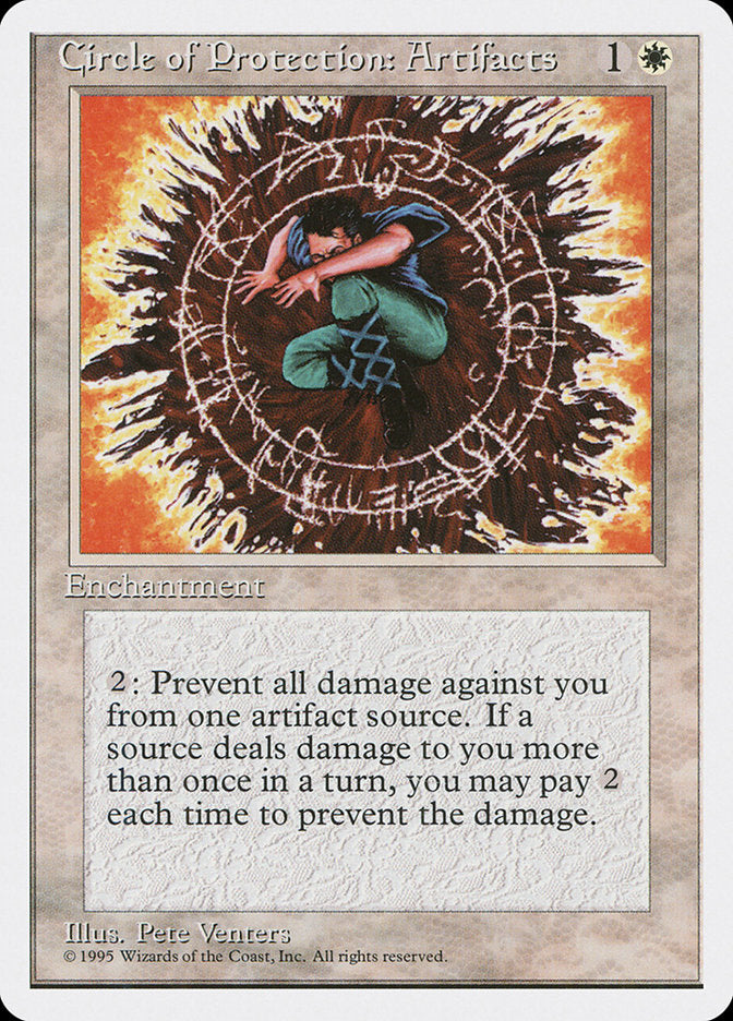 Circle of Protection: Artifacts [Fourth Edition] | Card Merchant Takapuna