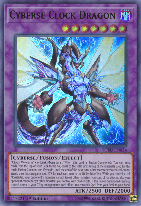 Cyberse Clock Dragon [SOFU-EN034] Ultra Rare | Card Merchant Takapuna