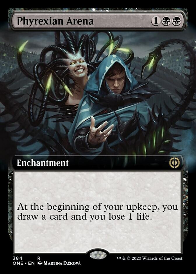 Phyrexian Arena (Extended Art) [Phyrexia: All Will Be One] | Card Merchant Takapuna