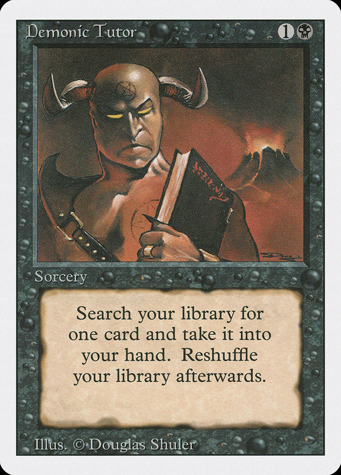 Demonic Tutor [Revised Edition] | Card Merchant Takapuna