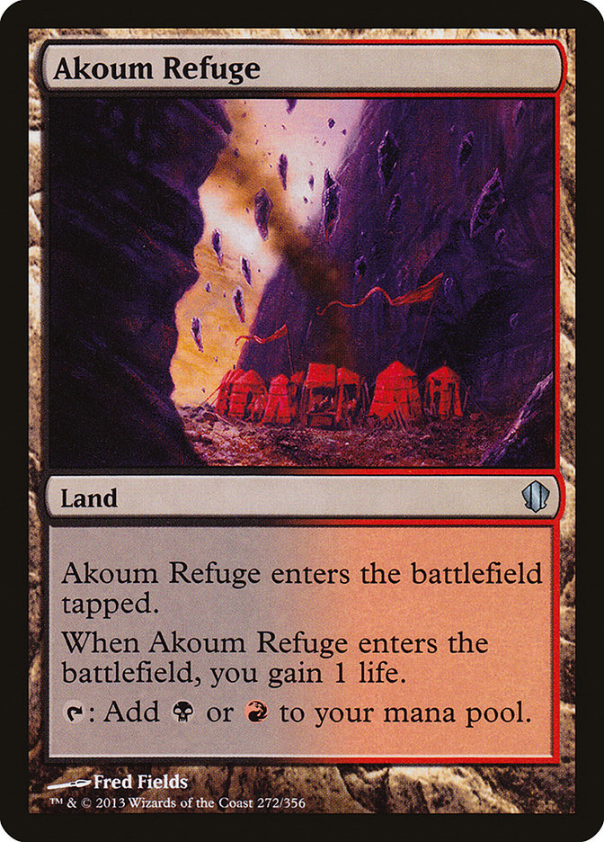 Akoum Refuge [Commander 2013] | Card Merchant Takapuna