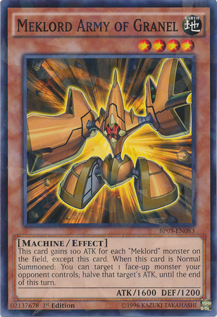 Meklord Army of Granel [BP03-EN083] Shatterfoil Rare | Card Merchant Takapuna