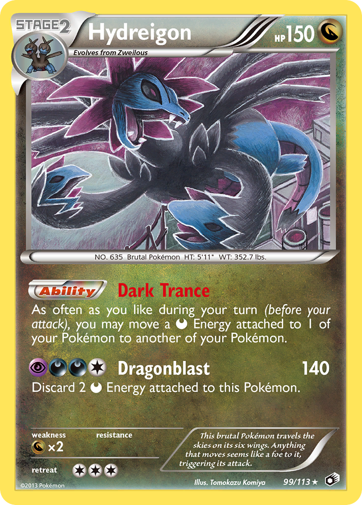 Hydreigon (99/113) [Black & White: Legendary Treasures] | Card Merchant Takapuna