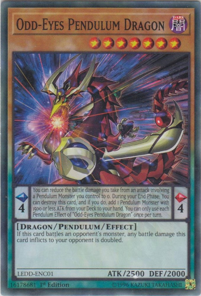 Odd-Eyes Pendulum Dragon [LEDD-ENC01] Common | Card Merchant Takapuna