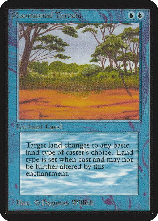 Phantasmal Terrain [Alpha Edition] | Card Merchant Takapuna