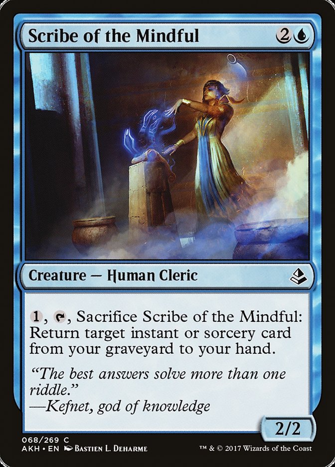 Scribe of the Mindful [Amonkhet] | Card Merchant Takapuna