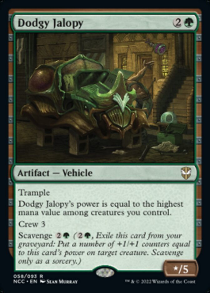 Dodgy Jalopy [Streets of New Capenna Commander] | Card Merchant Takapuna