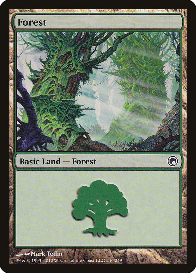 Forest (246) [Scars of Mirrodin] | Card Merchant Takapuna