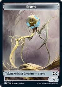 Servo // Thopter (008) Double-Sided Token [Double Masters Tokens] | Card Merchant Takapuna