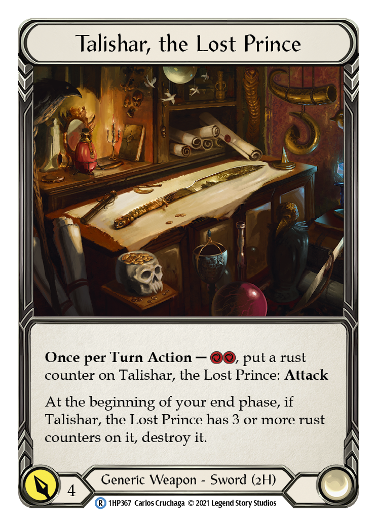 Talishar, the Lost Prince [1HP367] (History Pack 1) | Card Merchant Takapuna