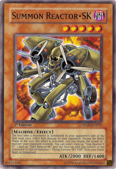 Summon Reactor - SK [CRMS-EN012] Common | Card Merchant Takapuna