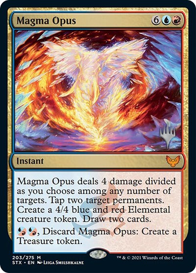 Magma Opus (Promo Pack) [Strixhaven: School of Mages Promos] | Card Merchant Takapuna