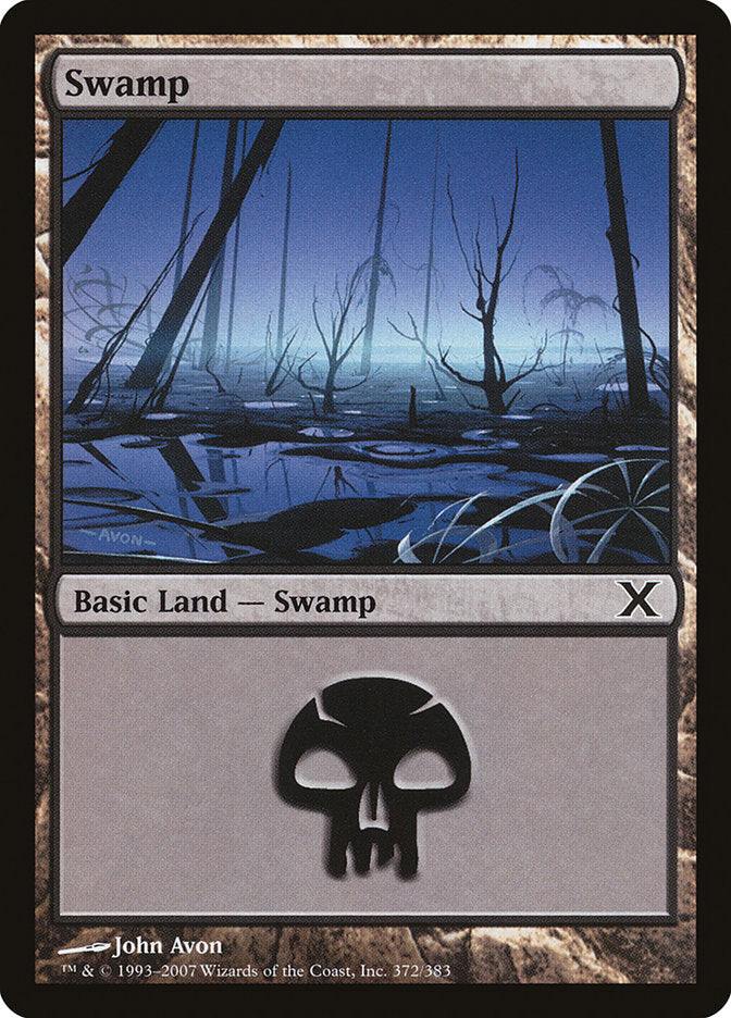 Swamp (372) [Tenth Edition] | Card Merchant Takapuna