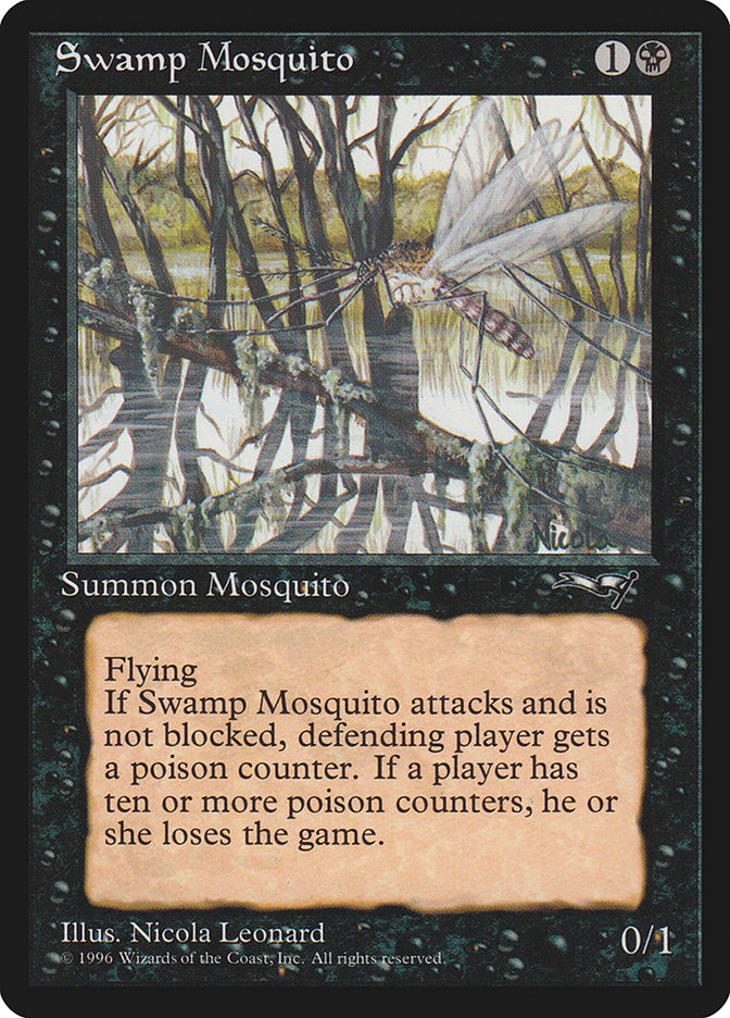 Swamp Mosquito (Facing Side) [Alliances] | Card Merchant Takapuna