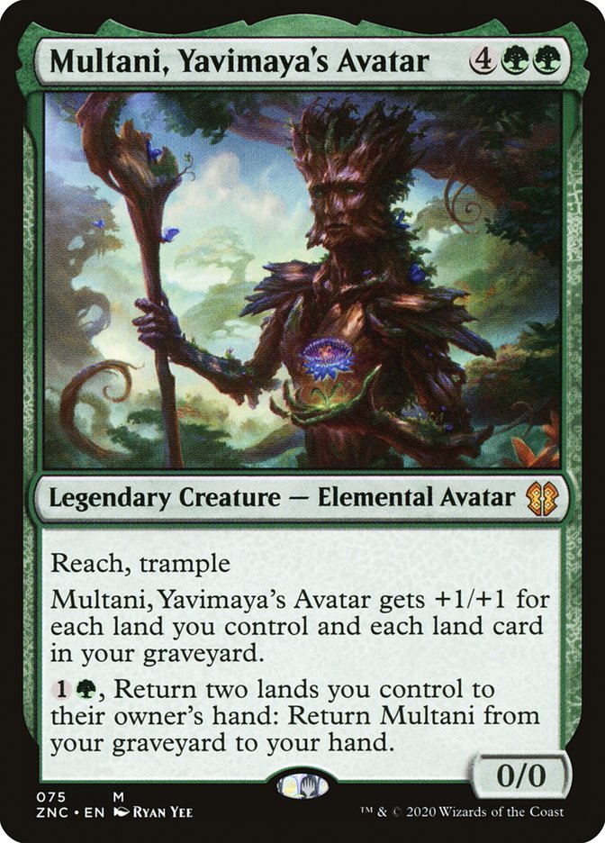 Multani, Yavimaya's Avatar [Zendikar Rising Commander] | Card Merchant Takapuna