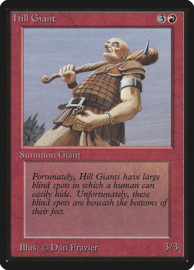 Hill Giant [Beta Edition] | Card Merchant Takapuna