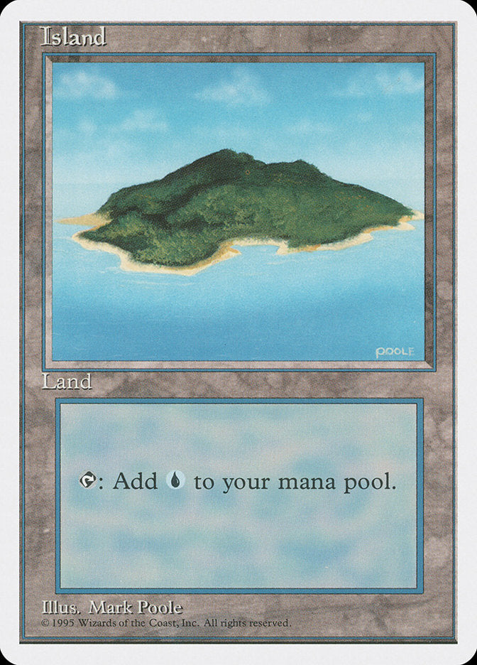 Island (Blue Sky) [Fourth Edition] | Card Merchant Takapuna