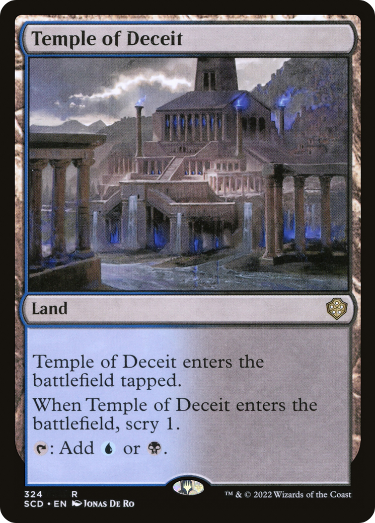 Temple of Deceit [Starter Commander Decks] | Card Merchant Takapuna