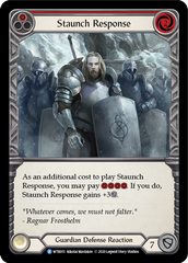 Staunch Response (Red) [U-WTR051] (Welcome to Rathe Unlimited)  Unlimited Normal | Card Merchant Takapuna