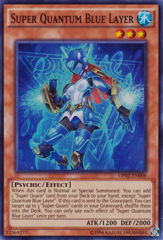 Super Quantum Blue Layer [OP02-EN008] Super Rare | Card Merchant Takapuna