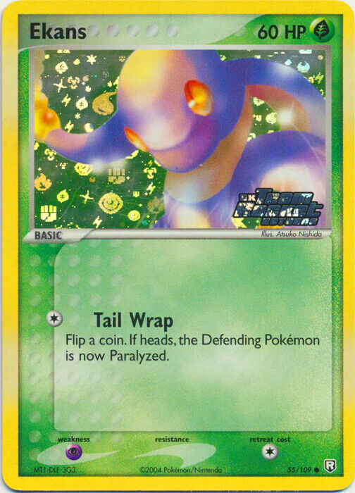 Ekans (55/109) (Stamped) [EX: Team Rocket Returns] | Card Merchant Takapuna