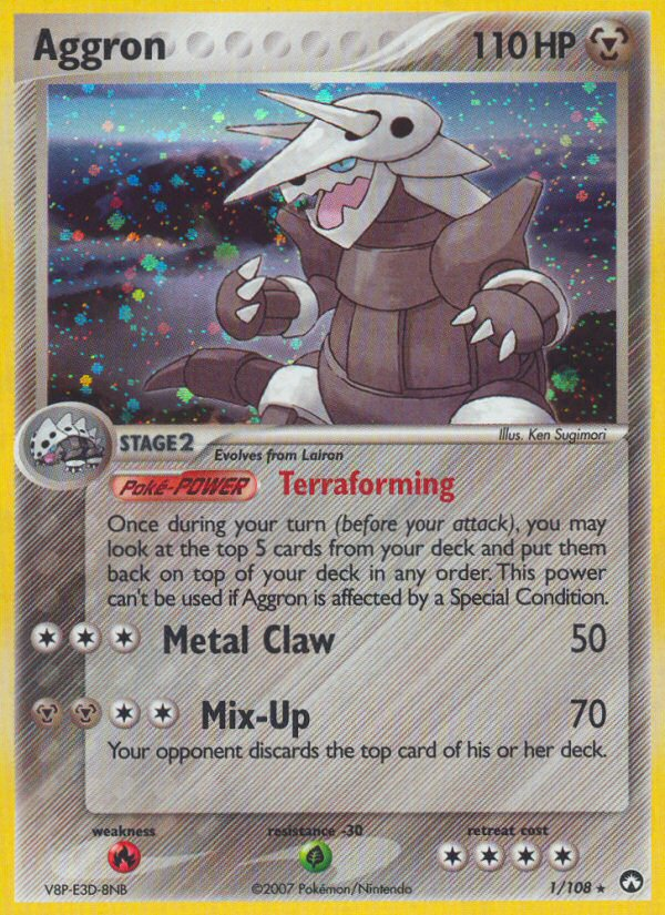 Aggron (1/108) [EX: Power Keepers] | Card Merchant Takapuna