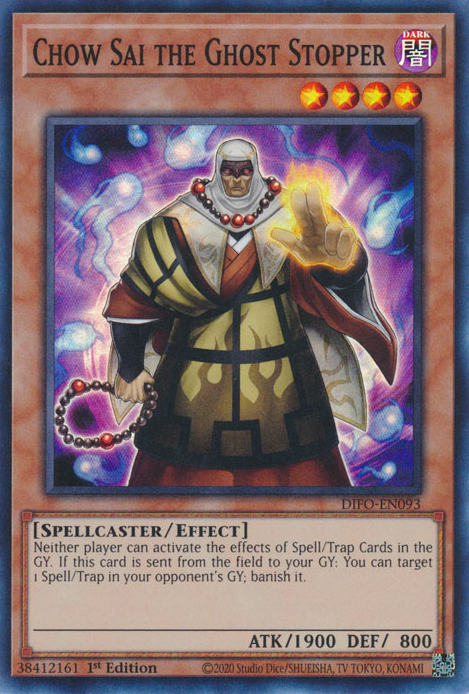 Chow Sai the Ghost Stopper [DIFO-EN093] Super Rare | Card Merchant Takapuna