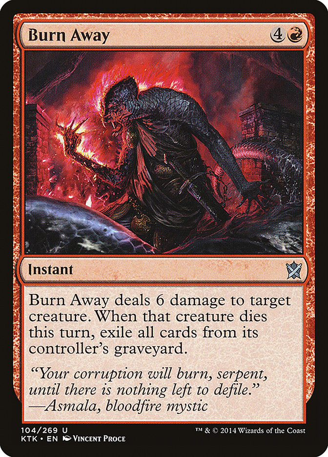 Burn Away [Khans of Tarkir] | Card Merchant Takapuna