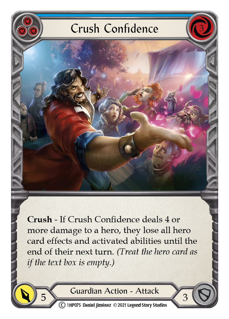 Crush Confidence (Blue) [1HP075] (History Pack 1) | Card Merchant Takapuna