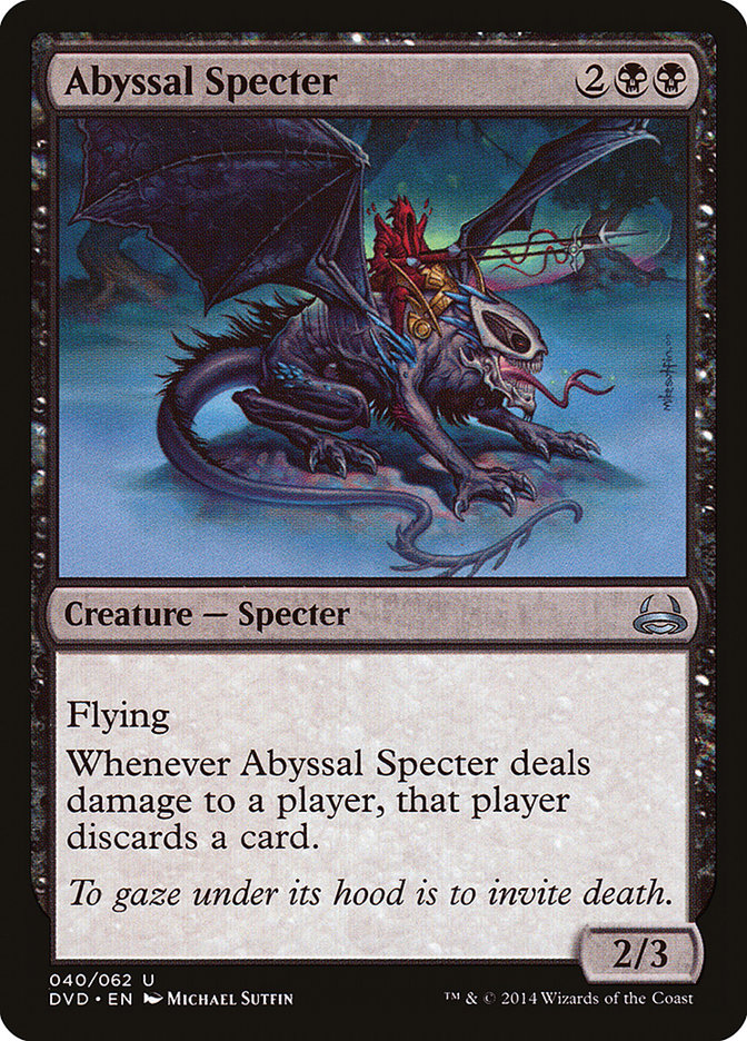 Abyssal Specter (Divine vs. Demonic) [Duel Decks Anthology] | Card Merchant Takapuna