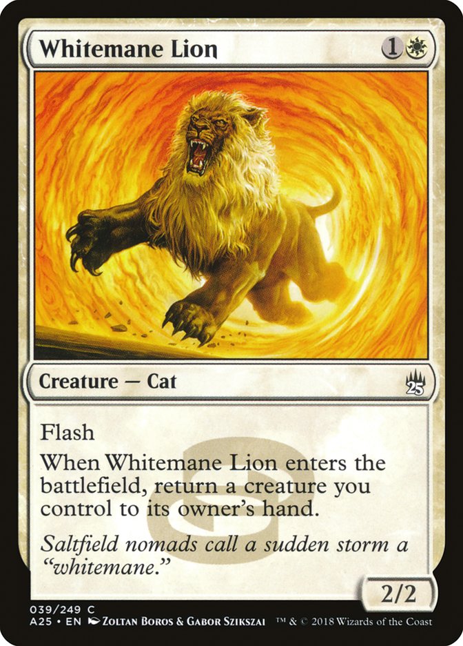 Whitemane Lion [Masters 25] | Card Merchant Takapuna