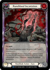 Runeblood Incantation (Red) [EVR107] (Everfest)  1st Edition Extended Art Rainbow Foil | Card Merchant Takapuna