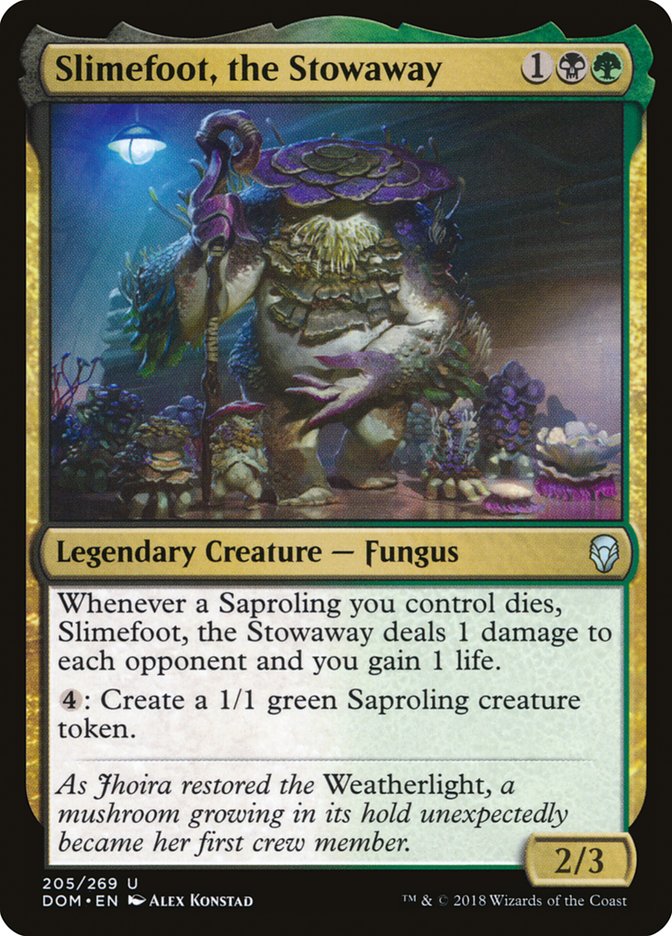 Slimefoot, the Stowaway [Dominaria] | Card Merchant Takapuna