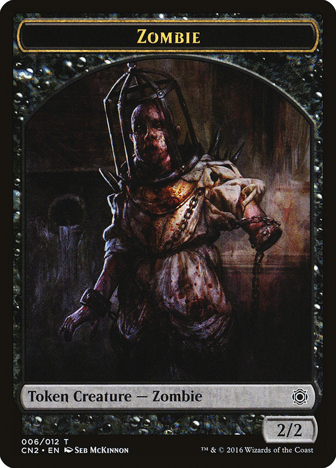 Zombie Token [Conspiracy: Take the Crown Tokens] | Card Merchant Takapuna