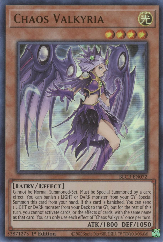 Chaos Valkyria [BLCR-EN072] Ultra Rare | Card Merchant Takapuna