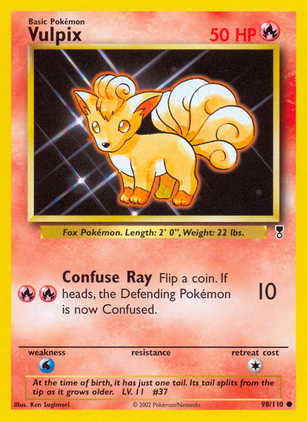 Vulpix (98/110) [Legendary Collection] | Card Merchant Takapuna