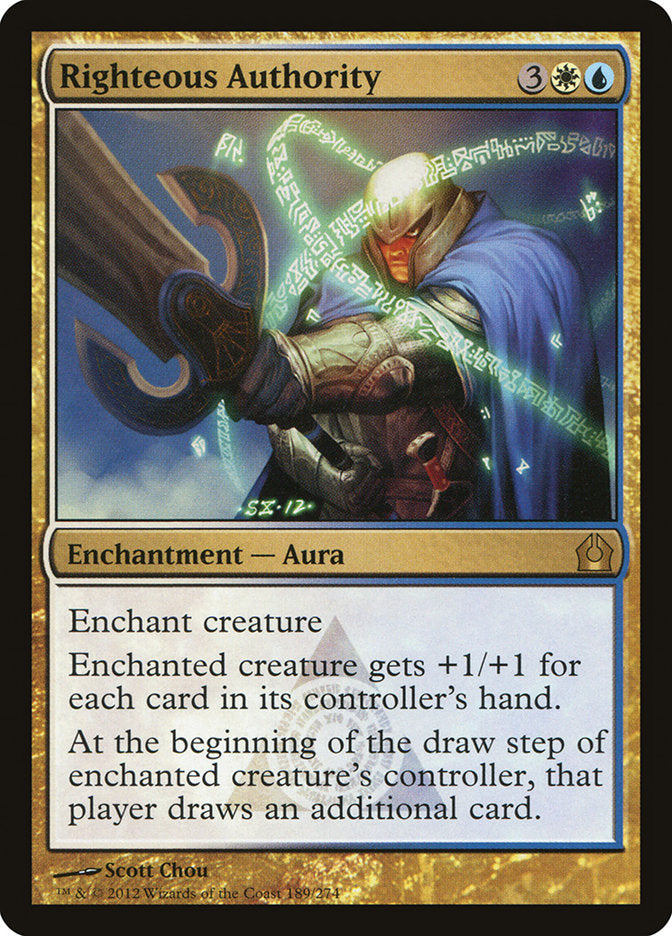 Righteous Authority [Return to Ravnica] | Card Merchant Takapuna