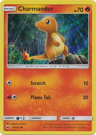 Charmander (18/147) (Premium Collection Promo) [Sun & Moon: Burning Shadows] | Card Merchant Takapuna