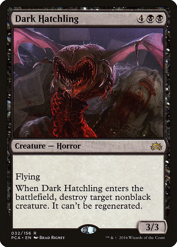 Dark Hatchling [Planechase Anthology] | Card Merchant Takapuna